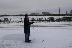 Our last snow--in 2011. We rarely get snow to frolic in, but it's nice to frolic when I can.