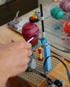 The remote controlled model. 