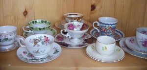 A portion of the ugly teacup collection.