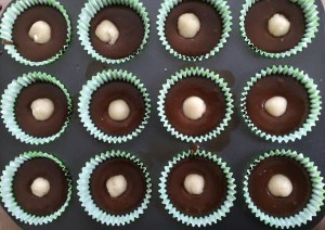 Before baking--moons in the night sky. How romantic!