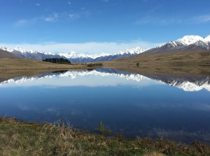 Lake Clearwater with mountains