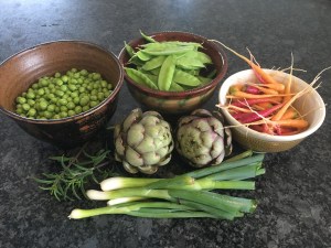 vegetables from the garden